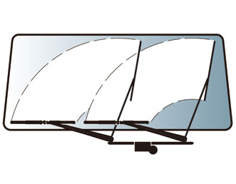 Same-direction horizontal