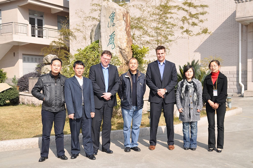 In 2009, Dutch Vitesse customers came to visit our company